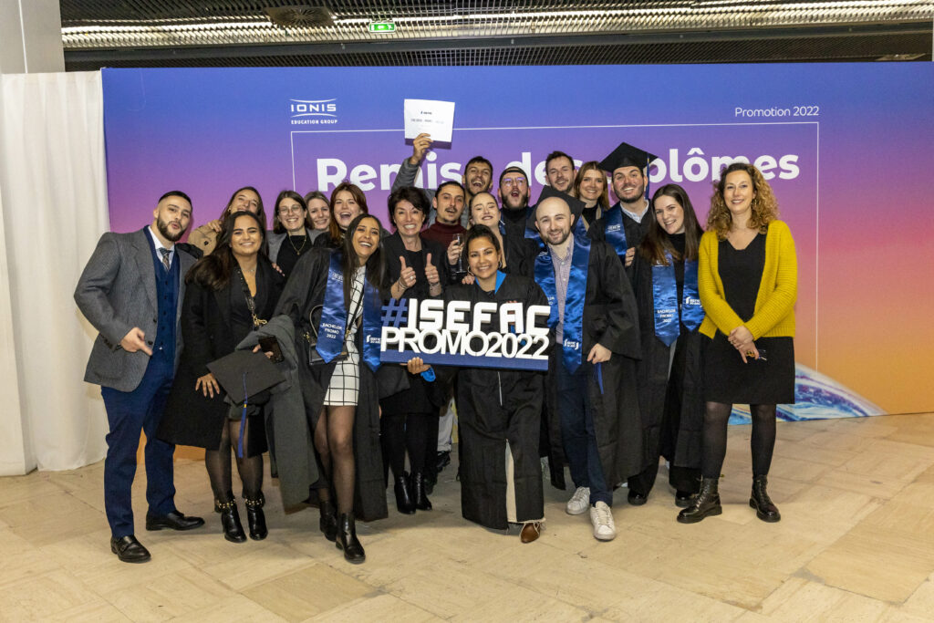 Cérémonie de remise de diplômes ISEFAC promo 2022