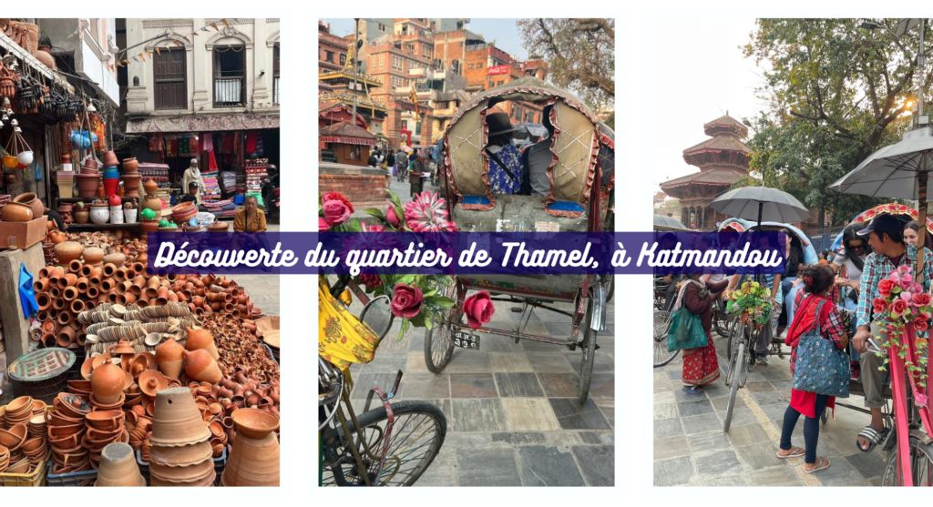 Quartier de Thamel au Népal