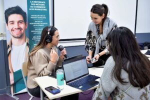 Smart working week ISEFAC. Atelier d'enregistrement de podcast auprès de deux étudiantes de l'école ISEFAC